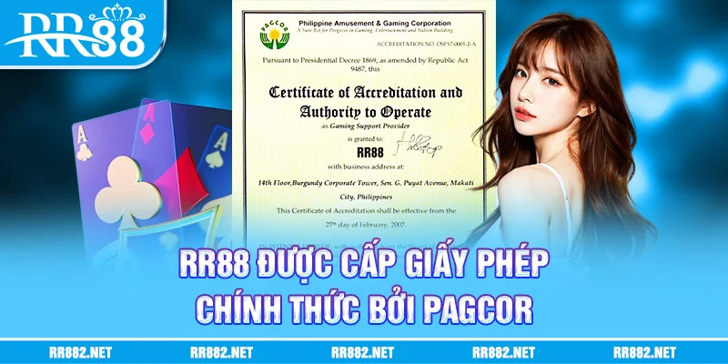 RR88 là một sân chơi uy tín đảm bảo tính pháp lý và hợp pháp